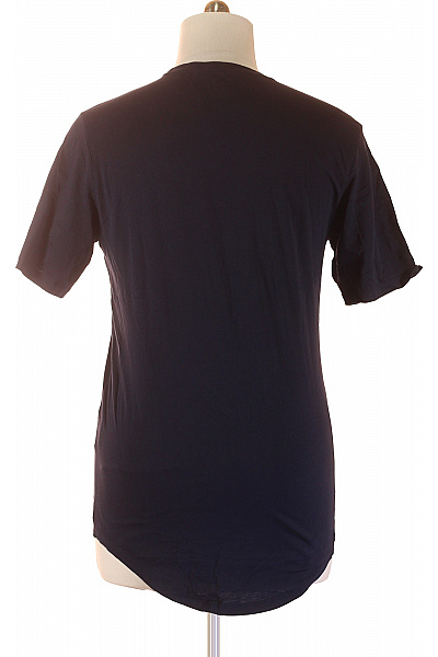 JACK & JONES Pánské tričko basic s krátkým rukávem jednobarevné modré bavlněné Velikost l | JACK & JONES | obrázek 3