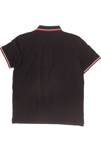JACK & JONES Pánské černé polo tričko s límečkem a krátkým rukávem Velikost XL | JACK & JONES | obrázek 3