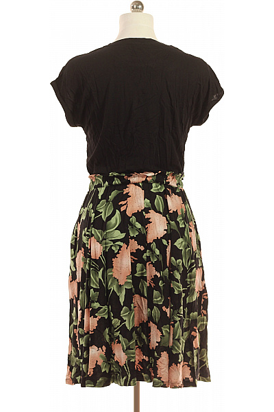 BUFFALO Dámské šaty tričkové květované letní černé Velikost 38 | BUFFALO | obrázek 2