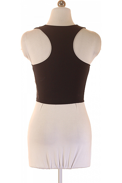 ICIW Dámské černé tílko bez rukávů na cvičení crop top se zipem Vel. 36 | ICIW | obrázek 2