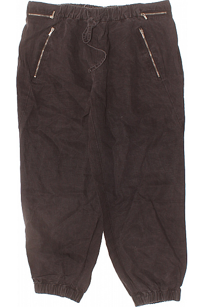 ZARA Dámské volnočasové kalhoty hnědé s kapsami Velikost EU M | ZARA | obrázek 2