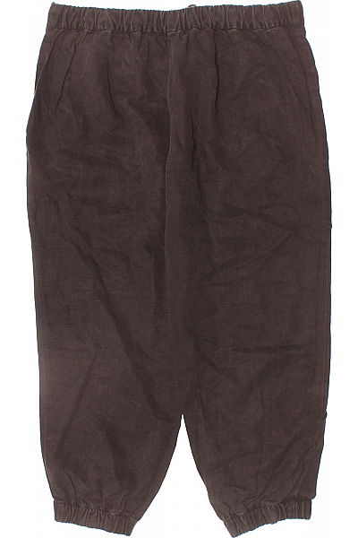 ZARA Dámské volnočasové kalhoty hnědé s kapsami Velikost EU M | ZARA | obrázek 3