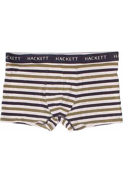 HACKETT Pánské Pruhované Bavlněné Boxerky Velikost XL