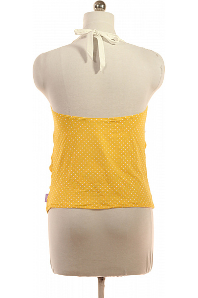 Petit Amour Dámské plavky žluté puntíkované za krk na zavazování Velikost xl | Petit Amour | obrázek 2