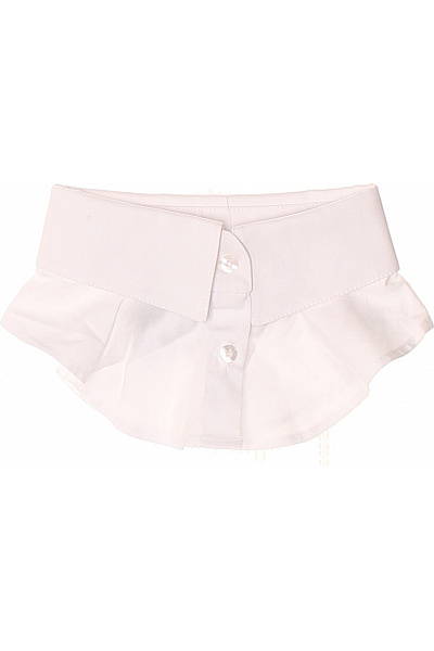 Karl Lagerfeld Bílá bavlněná volánková šála elegantní | Karl Lagerfeld | obrázek 2