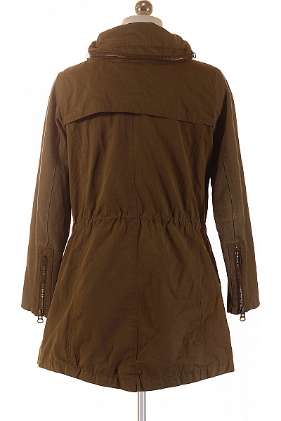 ZARA Dámská parka s kapucí a kapsami khaki Vel. S | ZARA | obrázek 2
