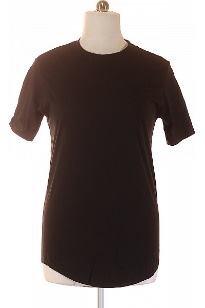 JACK & JONES Pánské Tričko černé Krátký Rukáv Basic Jednobarevné Velikost L