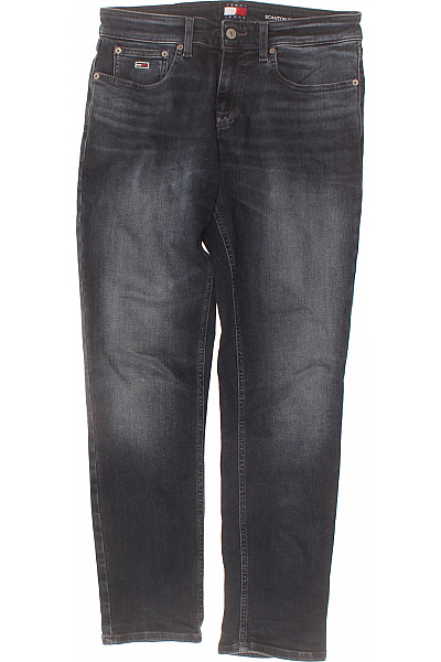 TOMMY HILFIGER Pánské Džíny Rovné Seprané S Kapsami Velikost 30