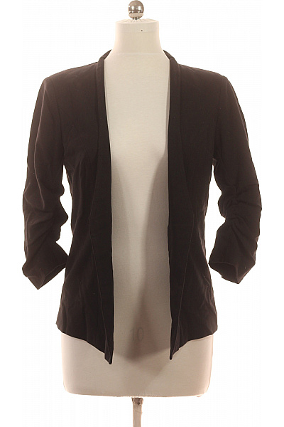 VILA Dámské Elegantní Sako černé S 3/4 Rukávem Volnočasové Velikost L