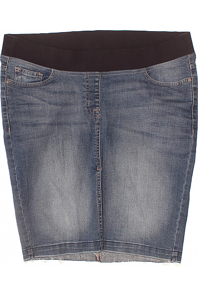 Next Dámská džínová sukně midi s gumou v pase modrá Vel. 38 | Next | obrázek 2