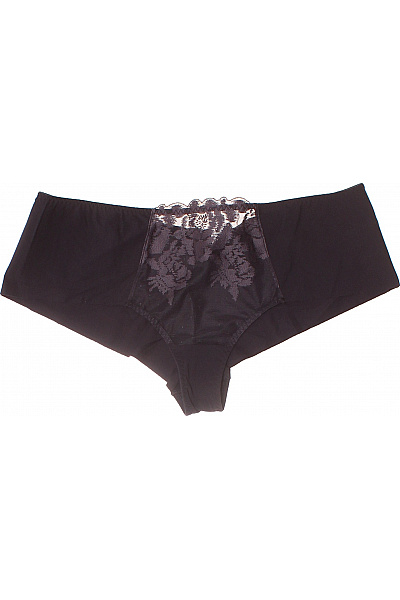 MAISON LEJABY Dámské Kalhotky černé Krajkové Velikost XL