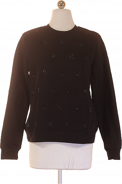 Karl Lagerfeld Dámská černá Mikina S Dlouhým Rukávem A Kamínky Vel. S