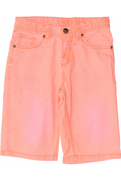 Takko Dívčí kraťasy oranžové bavlněné letní Velikost 152 | Takko | obrázek 2