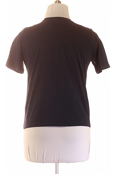 ONLY Dámské tričko s krátkým rukávem basic černé bavlněné Velikost L | ONLY | obrázek 3