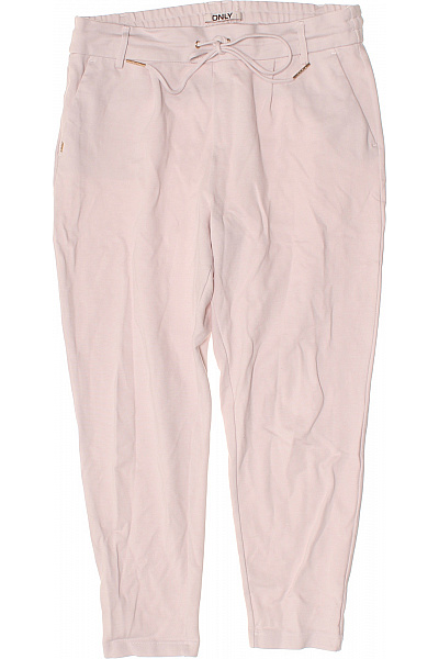 ONLY Dámské Růžové Volnočasové Kalhoty S Kapsami Velikost L