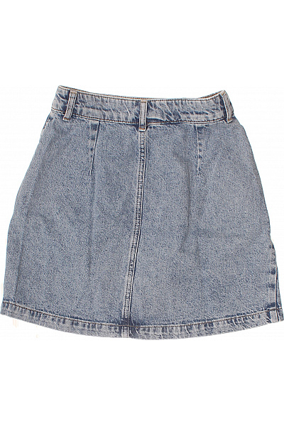 LeGer by Lena Gercke dámská džínová zavinovací mini sukně s kapsami modrá Vel. 34 | LeGer by Lena Gercke | obrázek 3