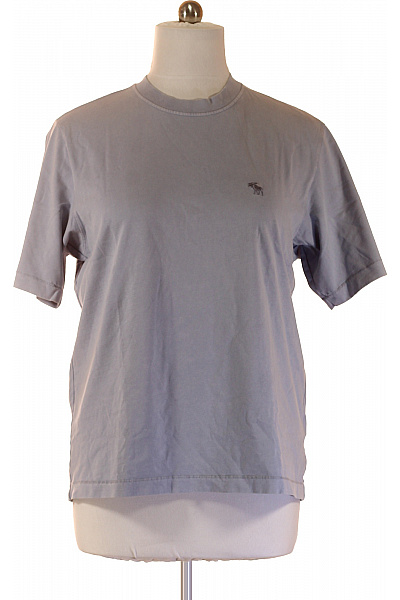 Abercrombie&Fitch Pánské bavlněné tričko s krátkým rukávem basic šedé Velikost m | Abercrombie&Fitch | obrázek 2