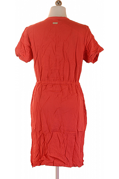 ragwear dámské šaty krátký rukáv oranžové volnočasové s páskem košilové safari Velikost S | ragwear | obrázek 2