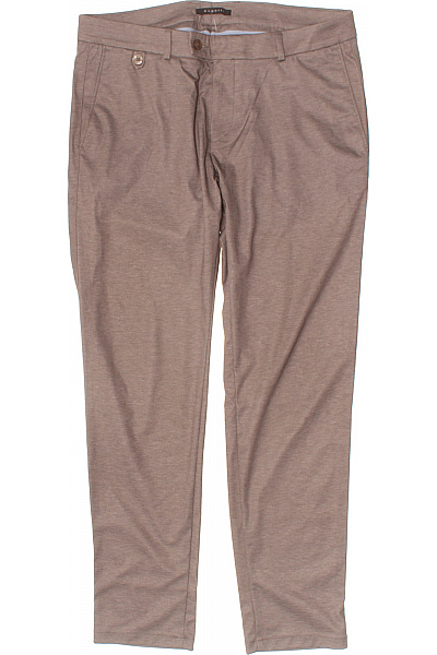 Bugatti Pánské Kalhoty Volnočasové Rovné Hnědé Polyesterové Vel. 40/42