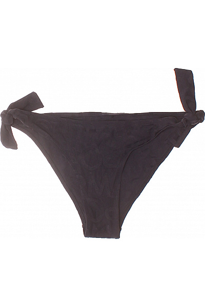 ARMANI Dámské černé Bikiny Na Zavazování Trojúhelníkové