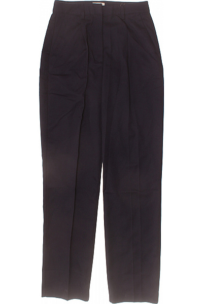 Scotch & Soda Dámské černé Elegantní Business Kalhoty Rovné Polyesterové Velikost 27/32