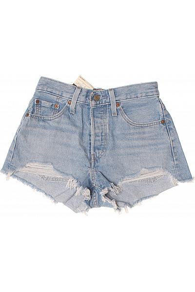 LEVIS dámské modré džínové kraťasy mini s kapsami ležérní Velikost 25 | LEVIS | obrázek 2