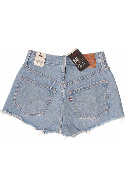 LEVIS dámské modré džínové kraťasy mini s kapsami ležérní Velikost 25 | LEVIS | obrázek 3