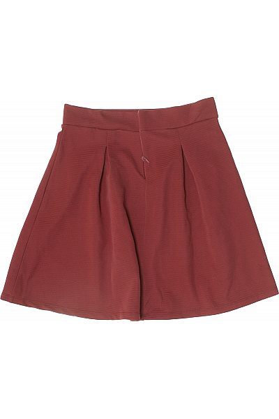 Dámská červená plisovaná mini sukně s gumou v pase Velikost 38 | Unimoda | obrázek 2
