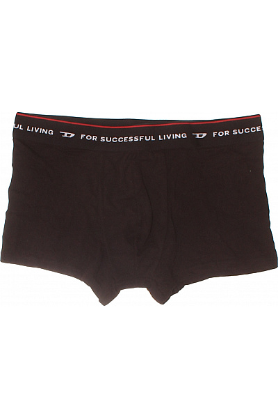 DIESEL Pánské Bavlněné Boxerky černé Velikost L