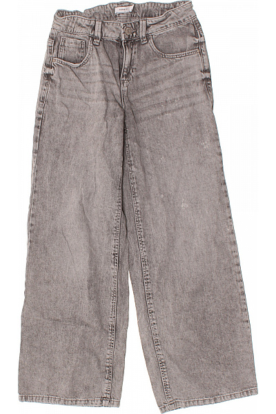 Name It Dívčí džíny volné šedé bavlněné Vel. 146 cm | Name It | obrázek 2
