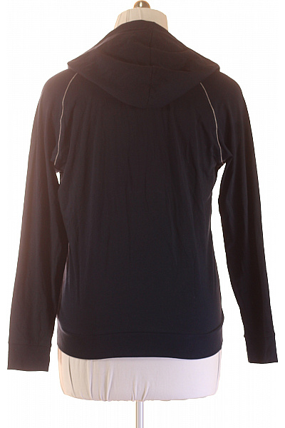 Hugo Boss dámská mikina s kapucí na zip černá bavlněná Vel. L | Hugo Boss | obrázek 3