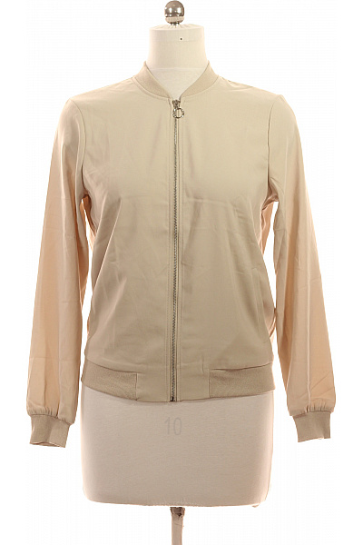VERO MODA Dámská bomber bunda béžová polyesterová lehká moderní na jaro Vel. M | VERO MODA | obrázek 2