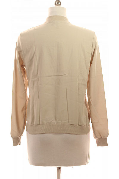 VERO MODA Dámská bomber bunda béžová polyesterová lehká moderní na jaro Vel. M | VERO MODA | obrázek 3