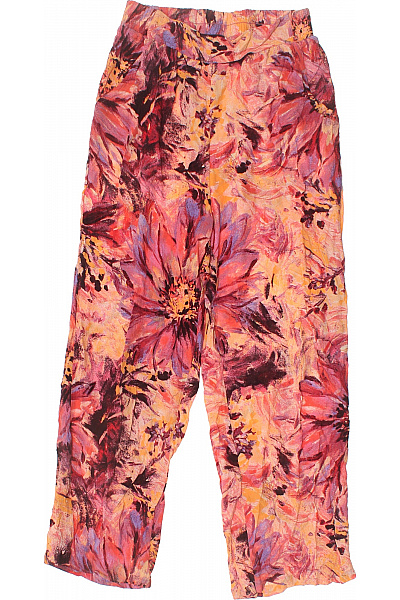 Lascana Dámské květované kalhoty volnočasové široké viskózové Vel. 38 | Lascana | obrázek 2