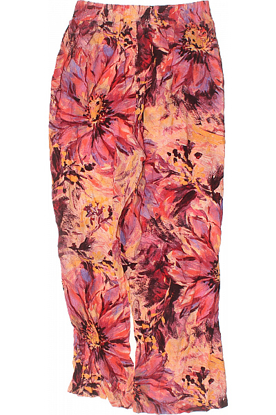 Lascana Dámské květované kalhoty volnočasové široké viskózové Vel. 38 | Lascana | obrázek 3