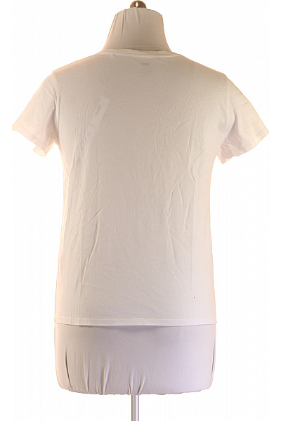 LEVIS dámské tričko s krátkým rukávem bílé basic bavlna Velikost XL | LEVIS | obrázek 3