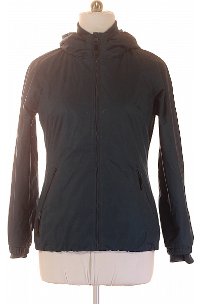 Ragwear Dámská Bunda S Kapucí Tmavě Zelená Funkční Lehká Outdoorová Větrová Vel. XL