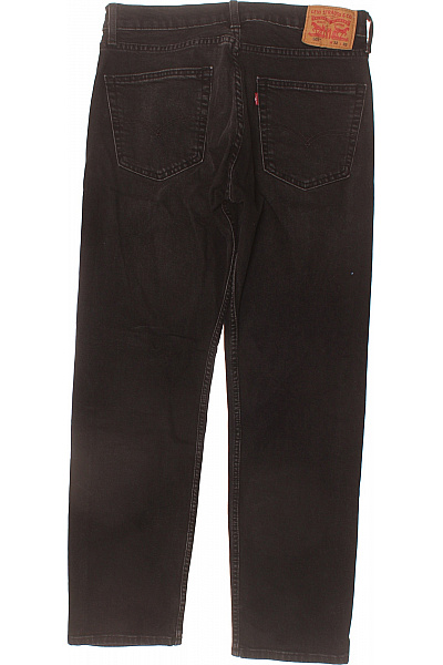 LEVIS Pánské džíny rovné černé bavlněné seprané Vel. 32/32 | LEVIS | obrázek 2