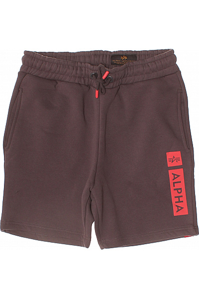 Alpha Industries pánské bavlněné kraťasy sportovní volnočasové s potiskem Vel. L | Alpha Industries | obrázek 2