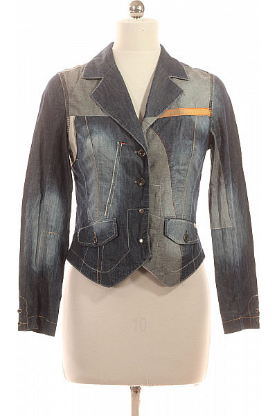 Firetrap Dámské Džínové Sako Moderní Vypasované Volnočasové Velikost M