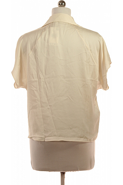 MANGO dámská béžová košile s krátkým rukávem volná elegantní Velikost m | MANGO | obrázek 2