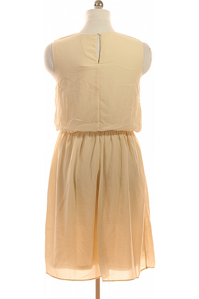 ONLY béžové šaty bez rukávů s kamínky letní volnočasové Vel. M | ONLY | obrázek 2