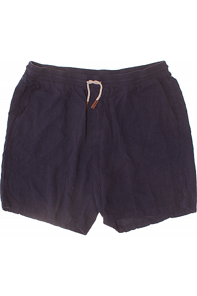 Pánské Modré Volnočasové Kraťasy S Kapsami A Stahováním Velikost XXL