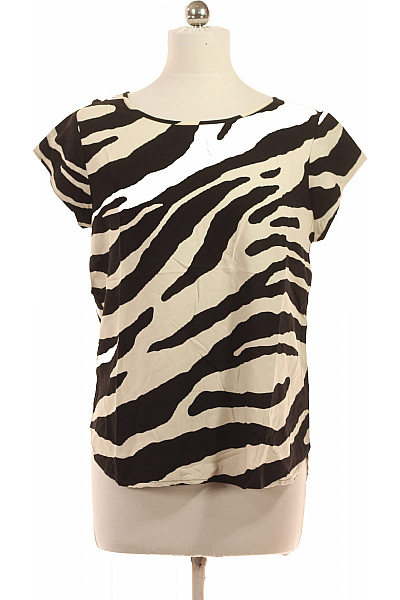 ONLY Dámská Halenka S Krátkým Rukávem A Potiskem Zebra Velikost 40