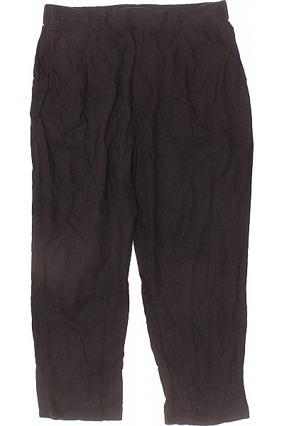 Dámské černé volnočasové kalhoty plátěné Vel. xl | Unimoda | obrázek 2