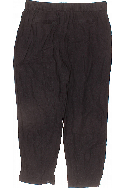 Dámské černé volnočasové kalhoty plátěné Vel. xl | Unimoda | obrázek 3