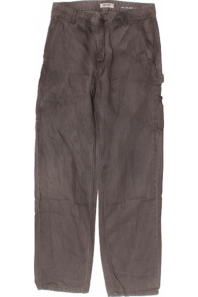 carhartt Pánské bavlněné kalhoty volnočasové hnědé s kapsami široké rovné Vel. W26 | carhartt | obrázek 2