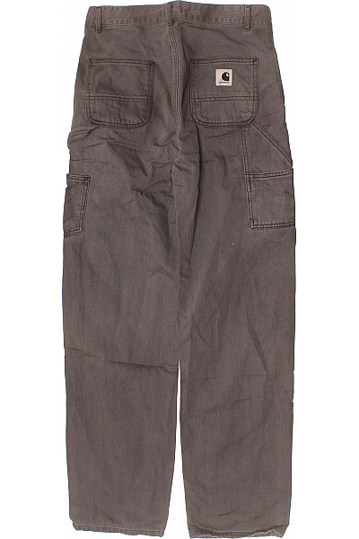 carhartt Pánské bavlněné kalhoty volnočasové hnědé s kapsami široké rovné Vel. W26 | carhartt | obrázek 3