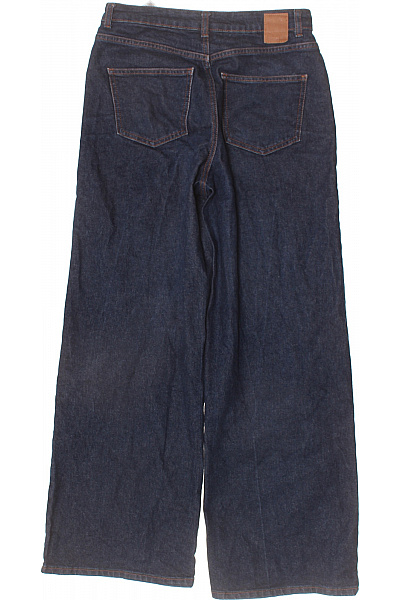 PIECES Dámské džíny volné s vysokým pasem modré bavlněné Vel. 27 | PIECES | obrázek 2