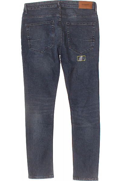 BURTON Pánské džíny modré strečové slim fit Velikost 32 | BURTON | obrázek 2